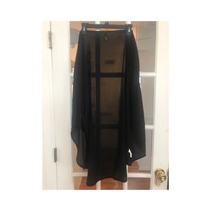 Black shawl